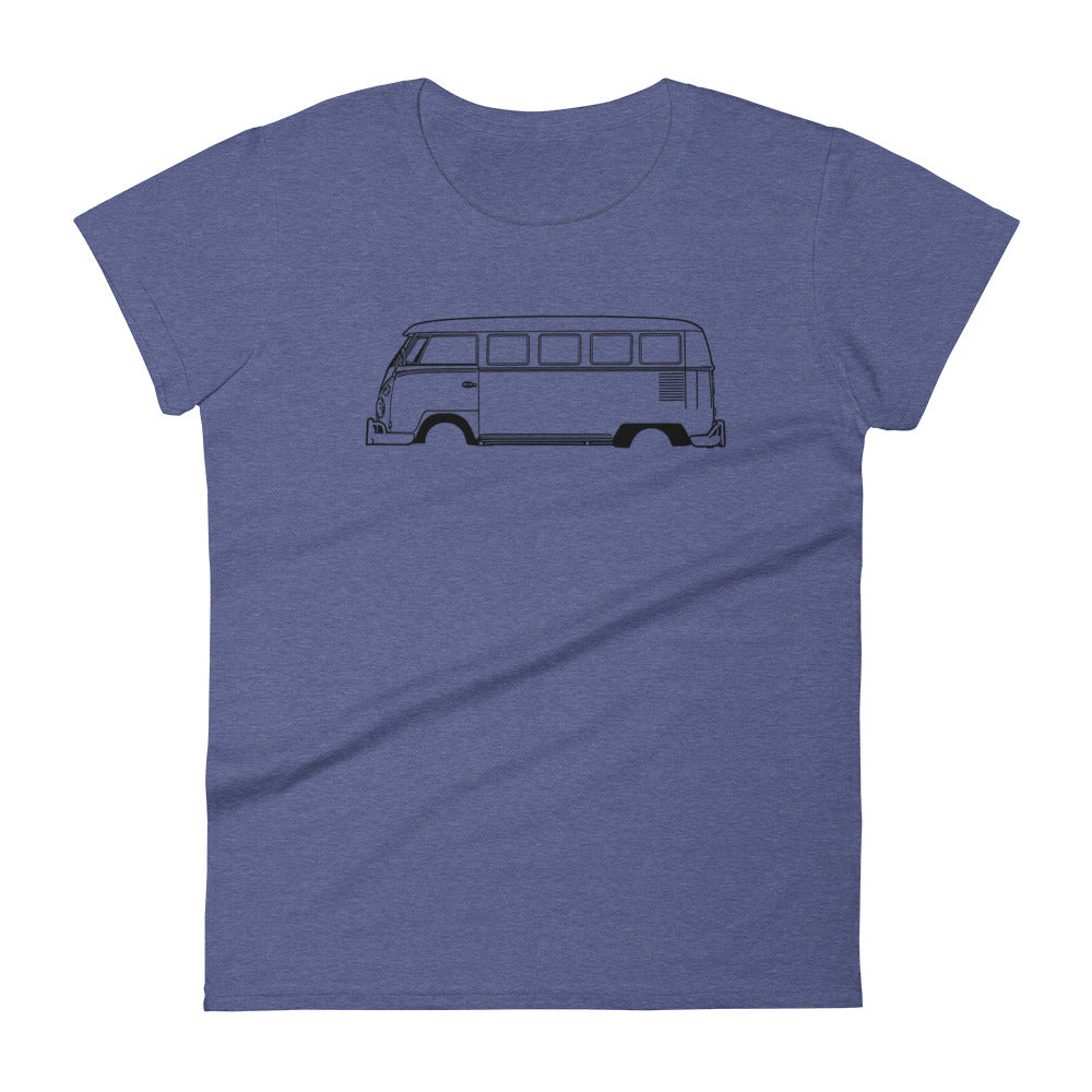 T-shirt femme Manches Courtes Volkswagen Combi T1