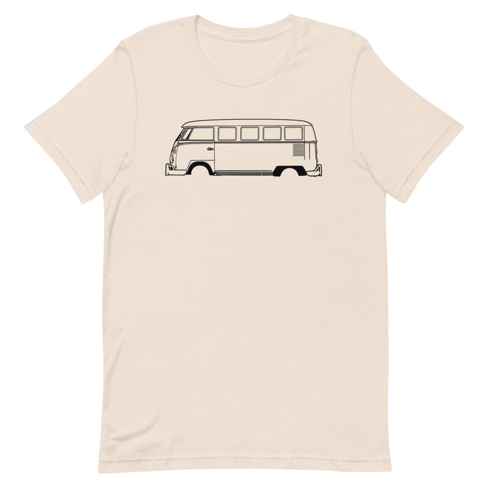 T-shirt Homme Manches Courtes Volkswagen Combi T1