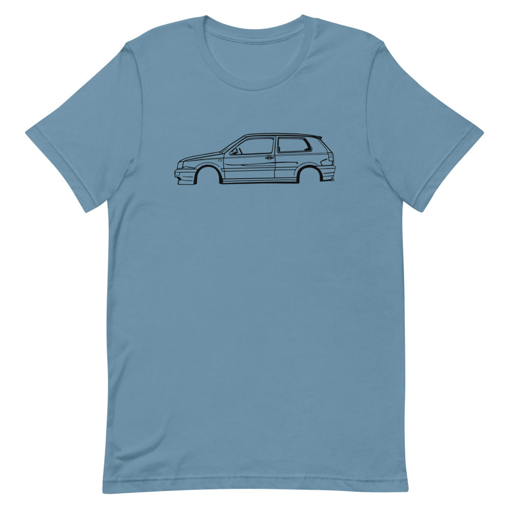 T-shirt Homme Manches Courtes Volkswagen Golf mk3