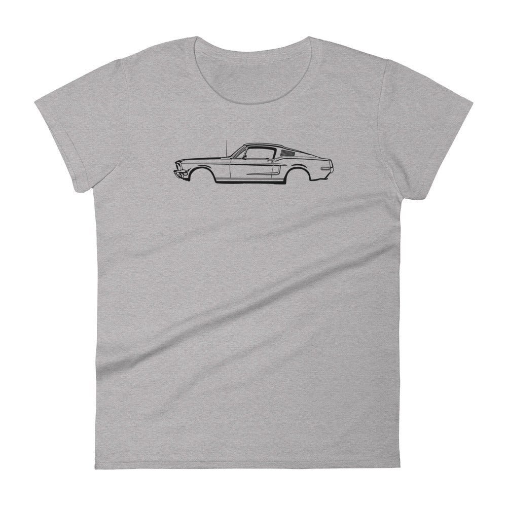 Ford Mustang mk1 Women's T-shirt Short Sleeve