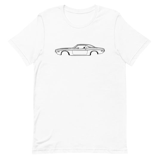 T-shirt Homme Manches Courtes Dodge Challenger mk1