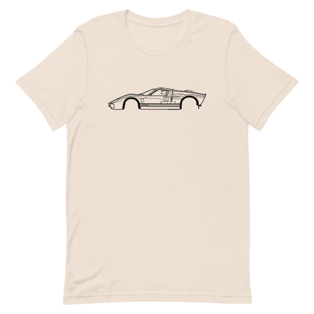 T-shirt Homme Manches Courtes Ford GT40 mk2