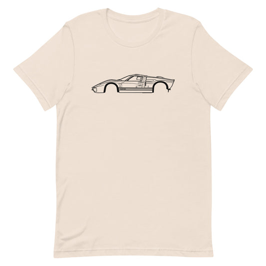 T-shirt Homme Manches Courtes Ford GT40 mk2