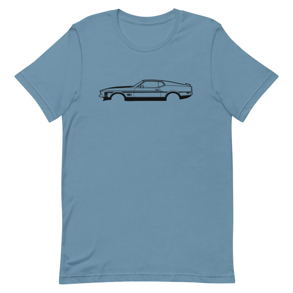 T-shirt Homme Manches Courtes Ford Mustang Mach 1 mk2