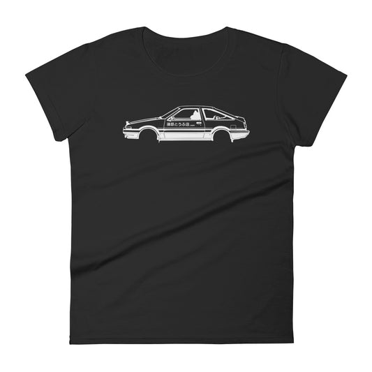T-shirt femme Manches Courtes Toyota AE86