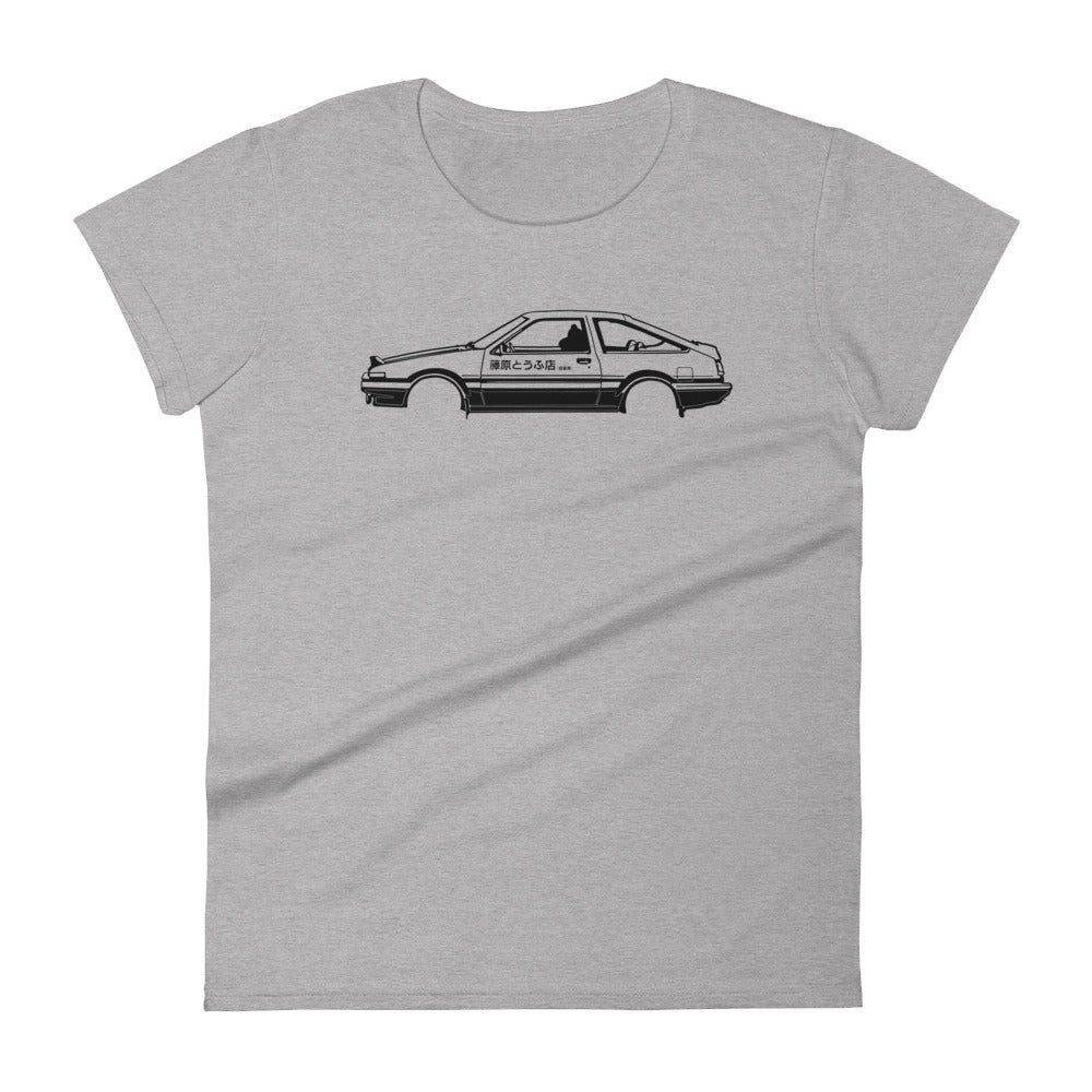 T-shirt femme Manches Courtes Toyota AE86