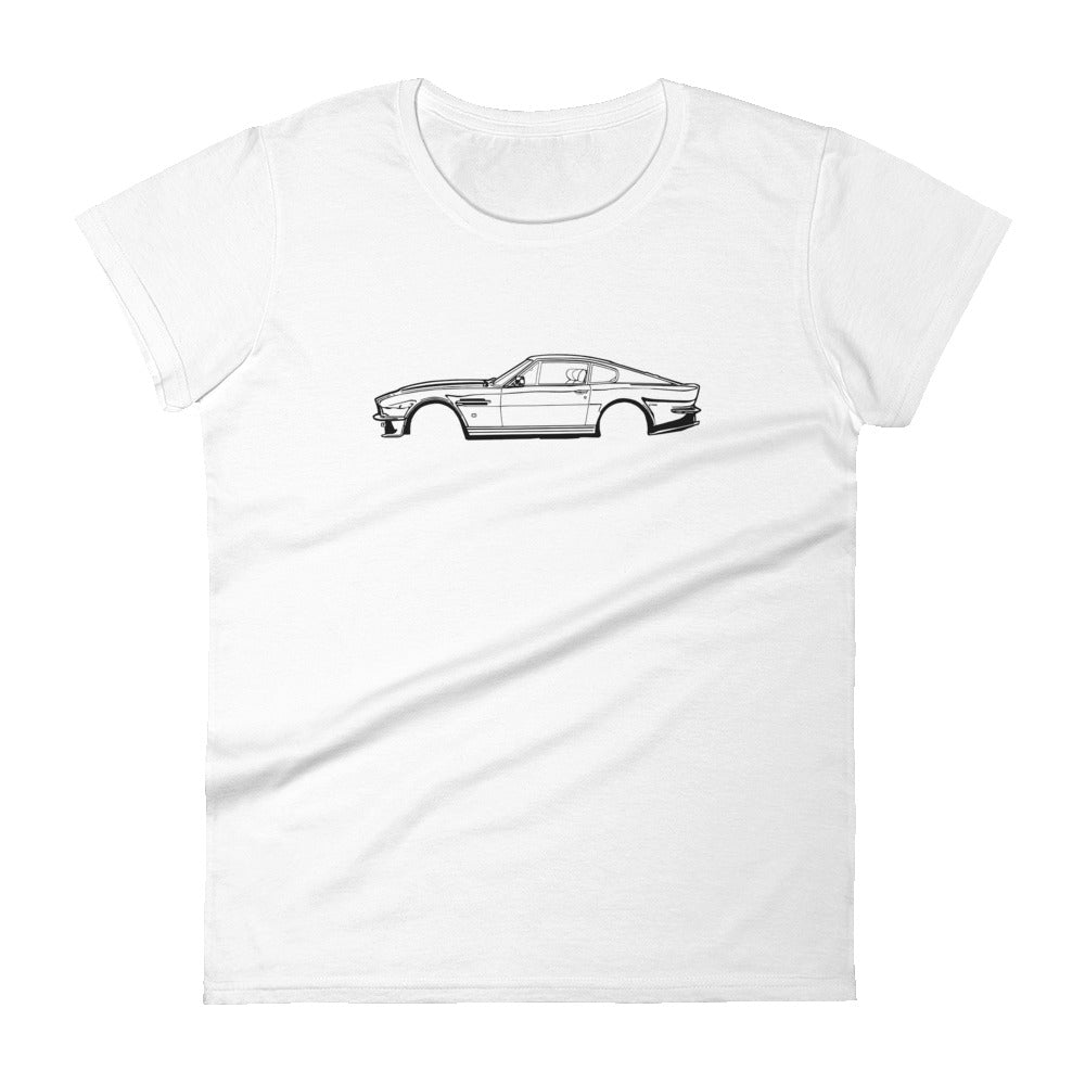 T-shirt femme Manches Courtes Aston Martin V8
