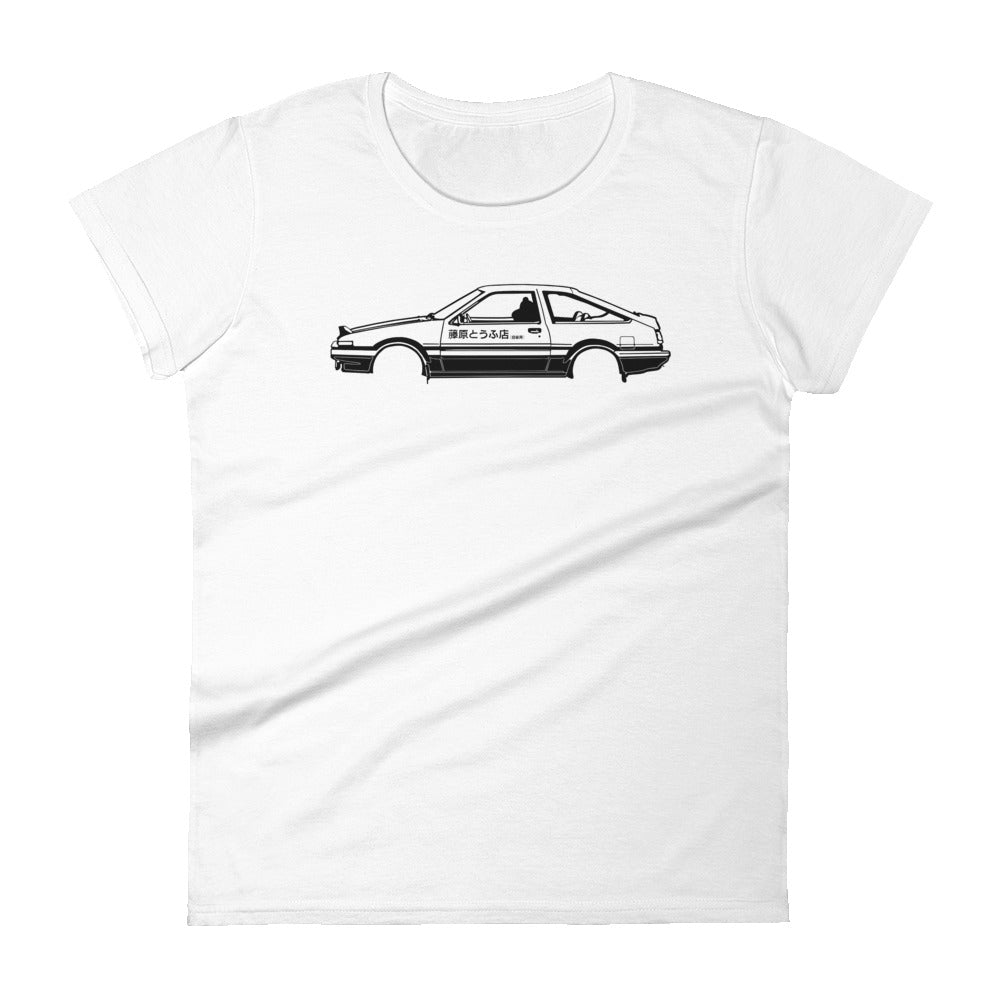 T-shirt femme Manches Courtes Toyota AE86
