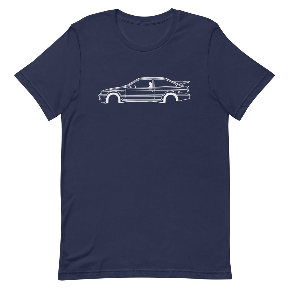 T-shirt Homme Manches Courtes Ford Sierra RS Cosworth mk1
