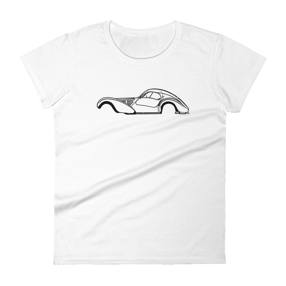 Bugatti Type 57 Atlantic Women's Short Sleeve T-Shirt