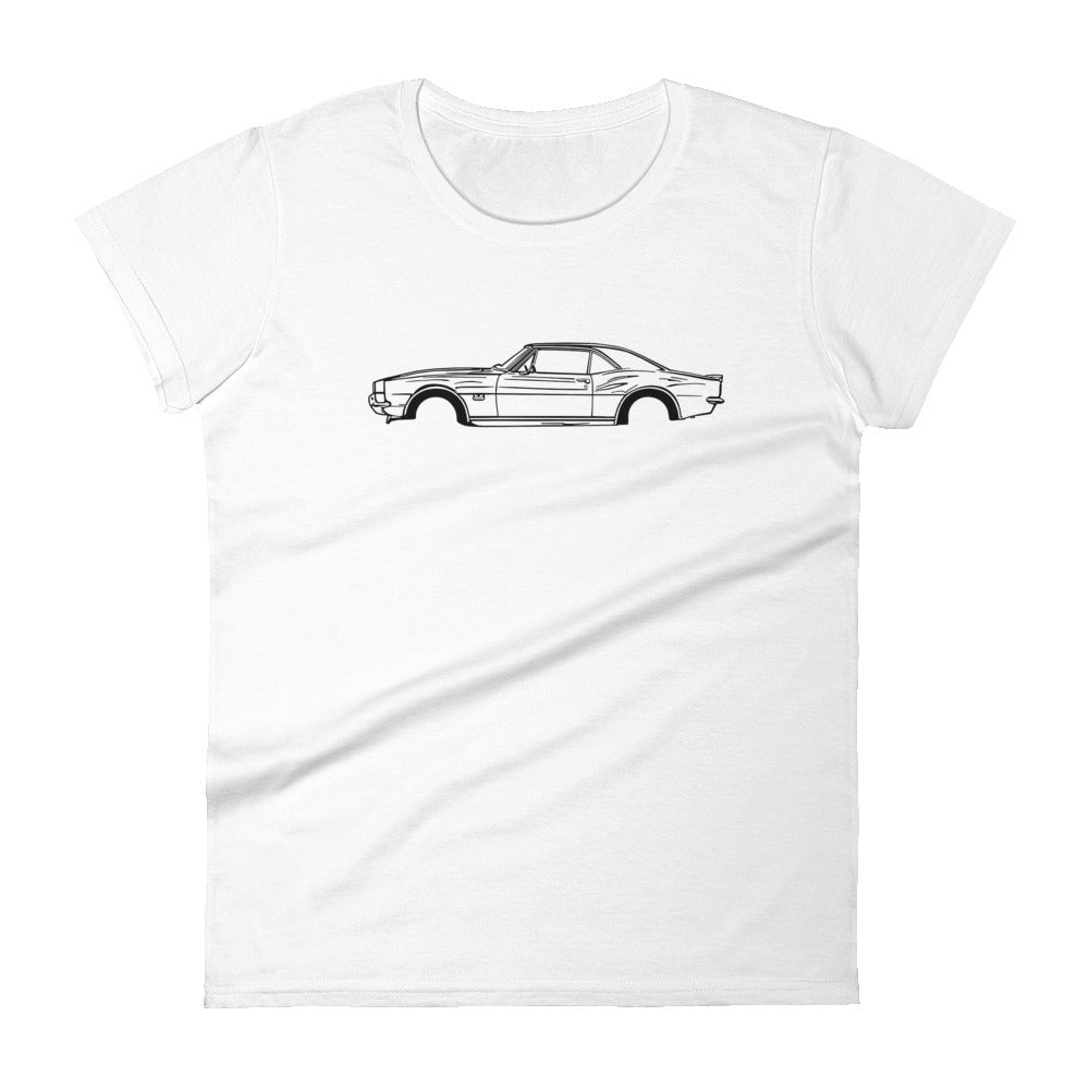 T-shirt femme Manches Courtes Chevrolet Camaro mk1