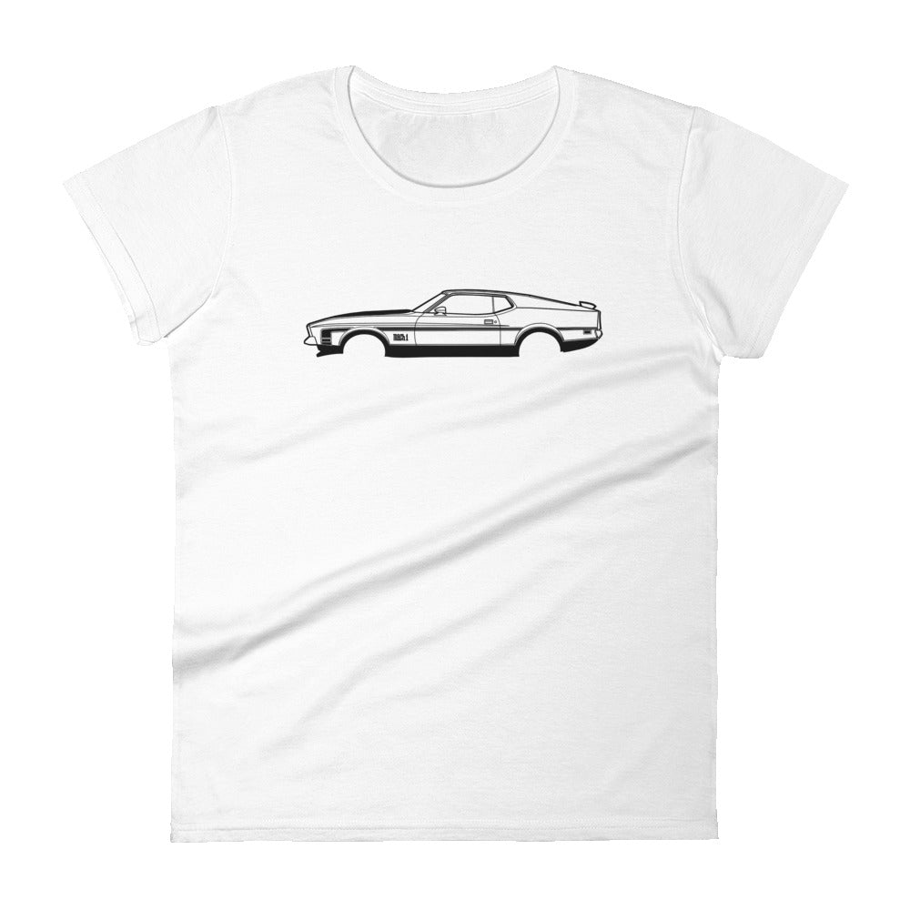T-shirt femme Manches Courtes Ford Mustang Mach 1 mk2