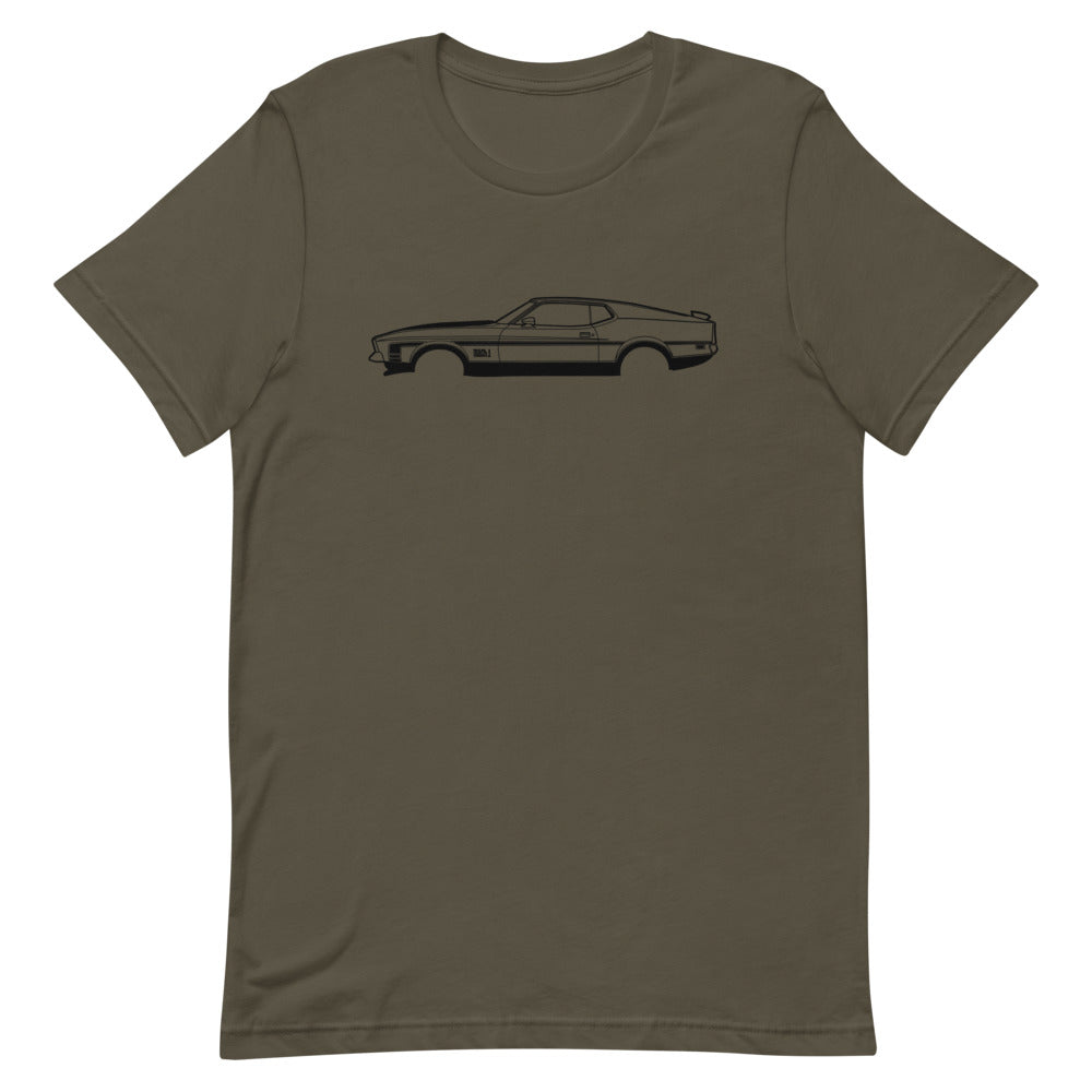 T-shirt Homme Manches Courtes Ford Mustang Mach 1 mk2