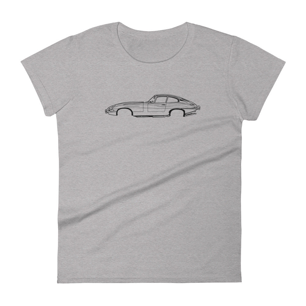 T-shirt femme Manches Courtes Jaguar Type E serie 1