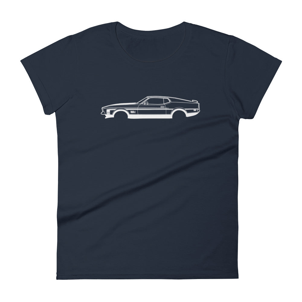 T-shirt femme Manches Courtes Ford Mustang Mach 1 mk2