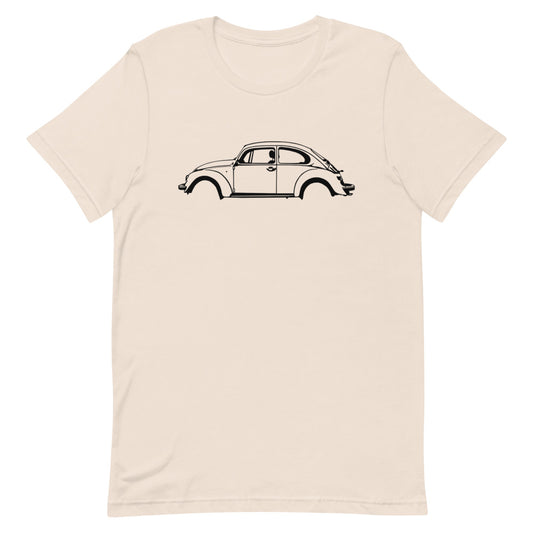 T-shirt Homme Manches Courtes Volkswagen Coccinelle