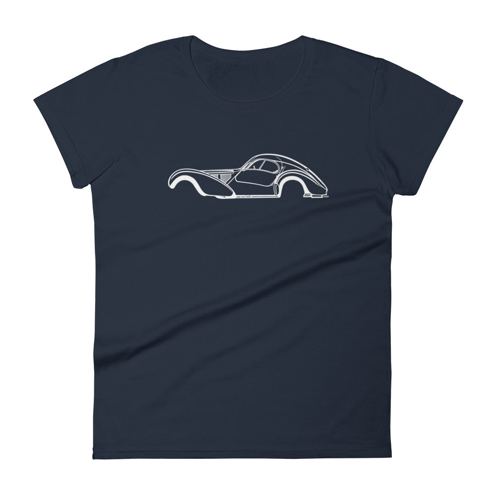 Bugatti Type 57 Atlantic Women's Short Sleeve T-Shirt
