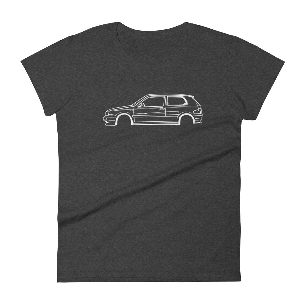 T-shirt femme Manches Courtes Volkswagen Golf mk3