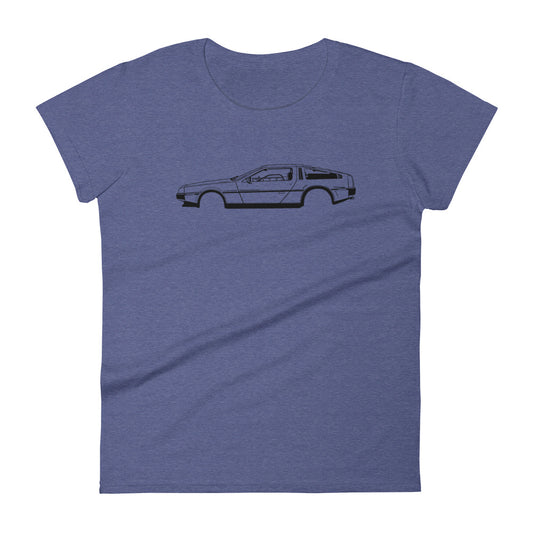 T-shirt femme Manches Courtes Delorean DMC-12