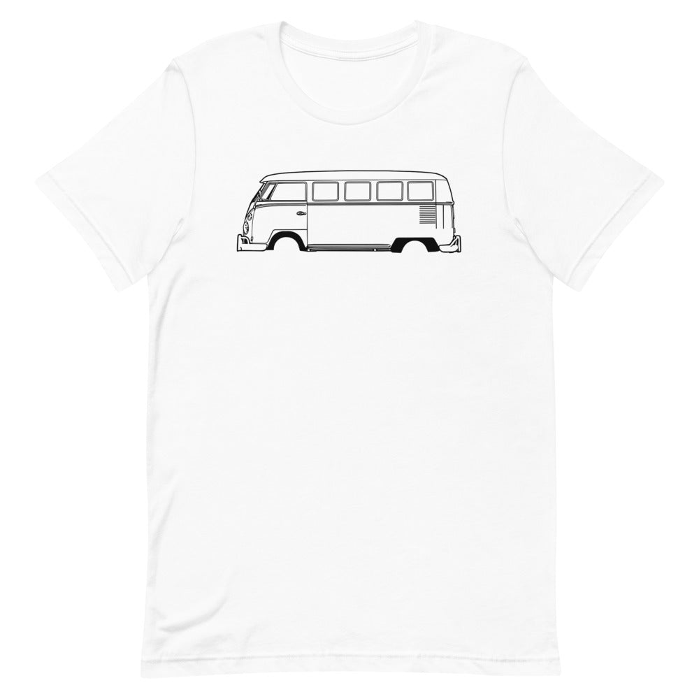 T-shirt Homme Manches Courtes Volkswagen Combi T1