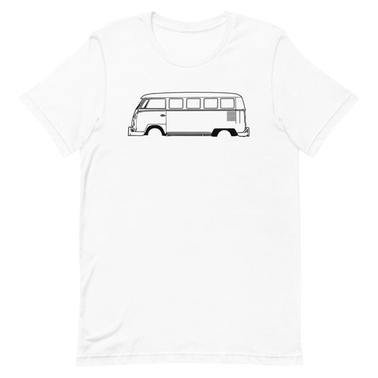 T-shirt Homme Manches Courtes Volkswagen Combi T1