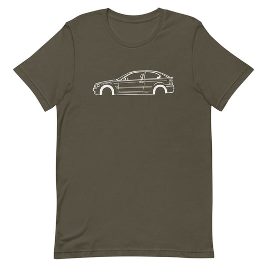 T-shirt Homme Manches Courtes BMW E46 Compact