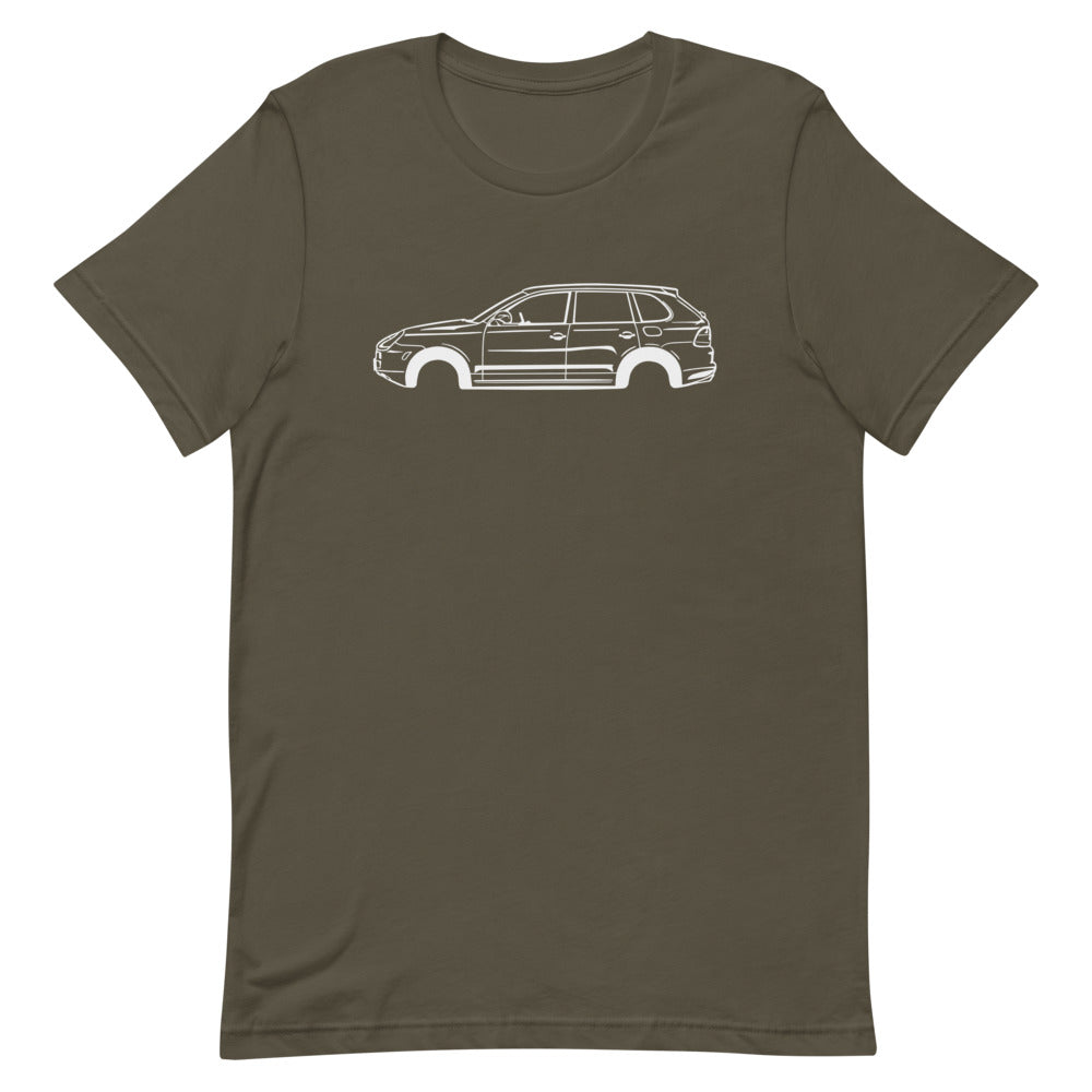 T-shirt Homme Manches Courtes Porsche Cayenne mk1