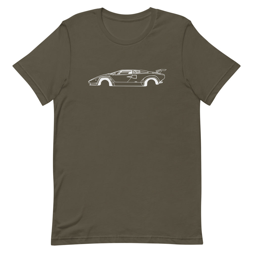 T-shirt Homme Manches Courtes Lamborghini Countach