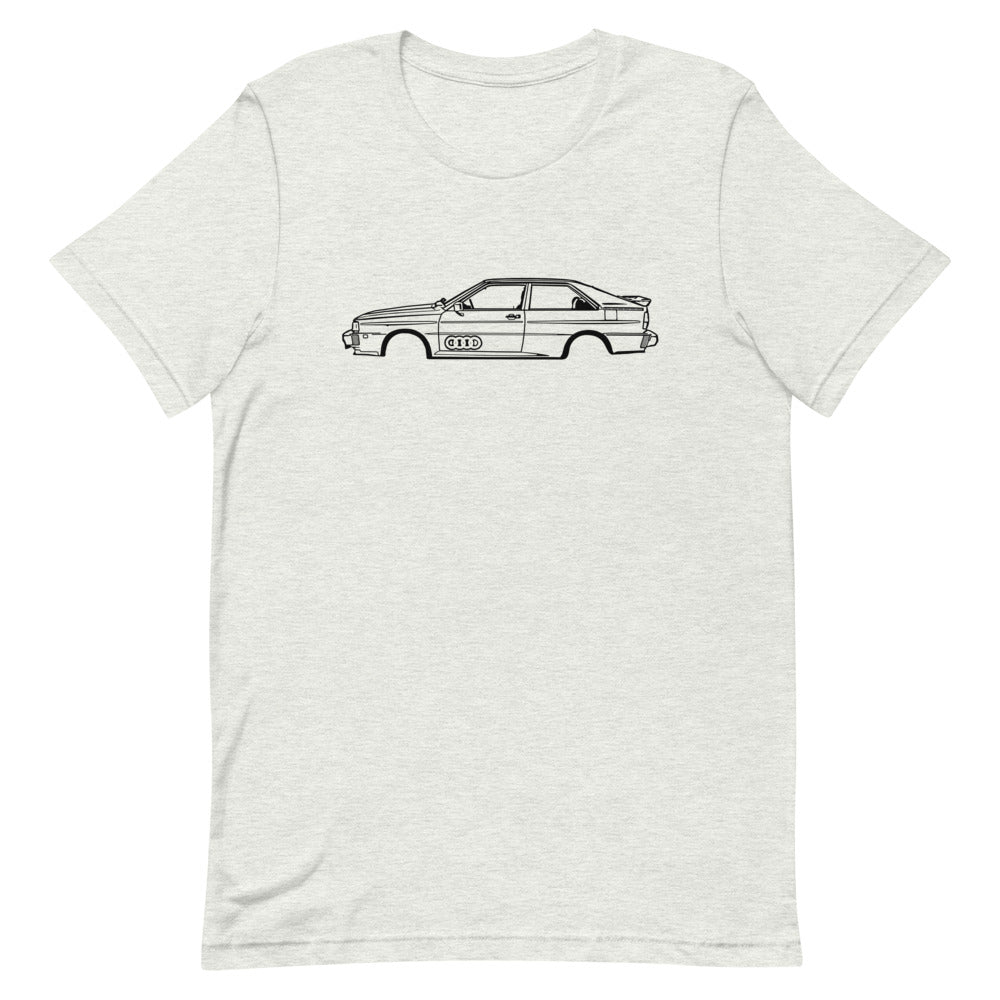 T-shirt Homme Manches Courtes Audi Quattro coupé