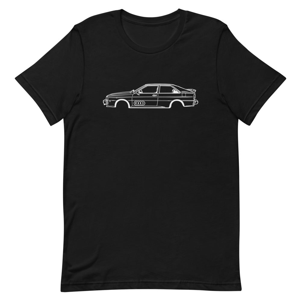 T-shirt Homme Manches Courtes Audi Quattro coupé