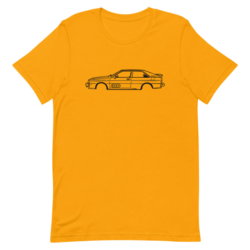 T-shirt Homme Manches Courtes Audi Quattro coupé