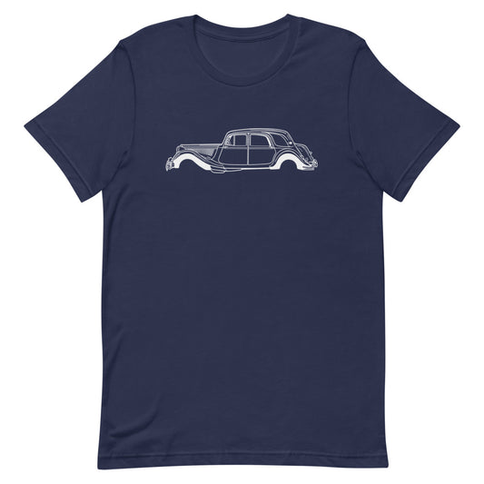 T-shirt Homme Manches Courtes Citroën Traction Avant