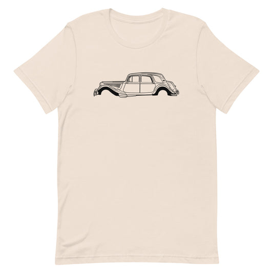 T-shirt Homme Manches Courtes Citroën Traction Avant