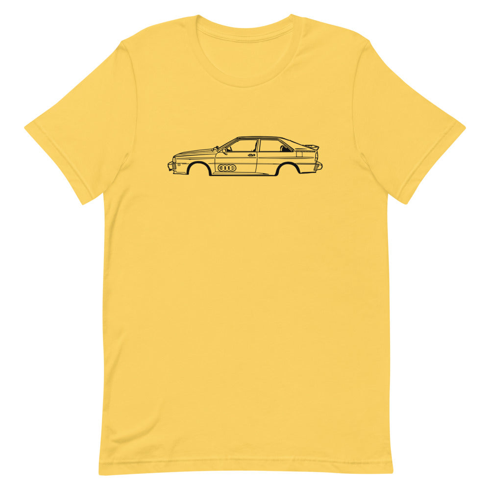 T-shirt Homme Manches Courtes Audi Quattro coupé