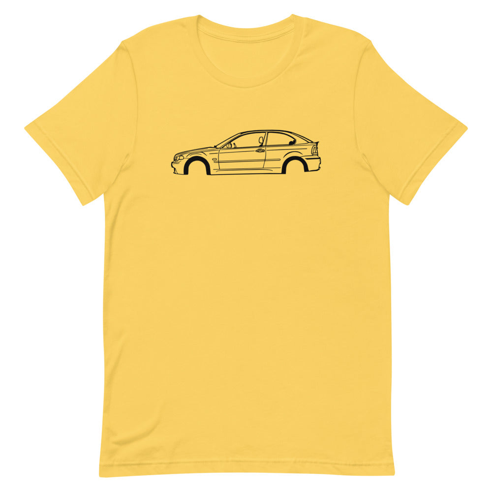 T-shirt Homme Manches Courtes BMW E46 Compact