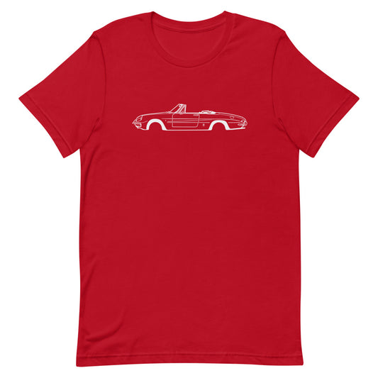 T-shirt Homme Manches Courtes Alfa Romeo Spider Duetto