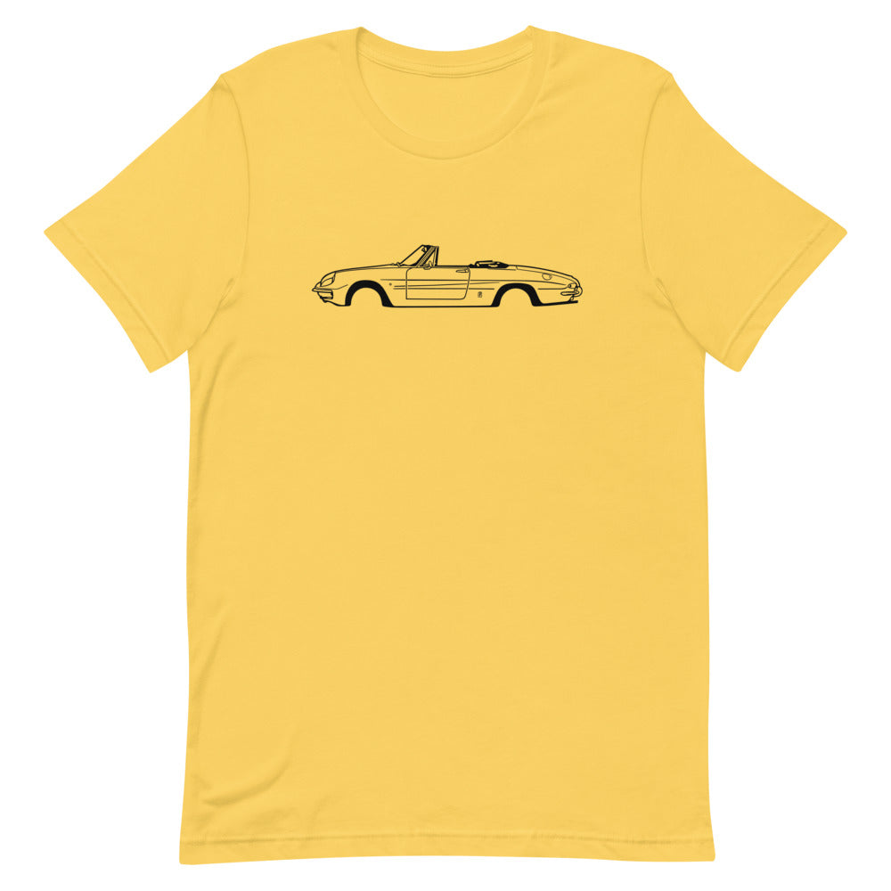 T-shirt Homme Manches Courtes Alfa Romeo Spider Duetto
