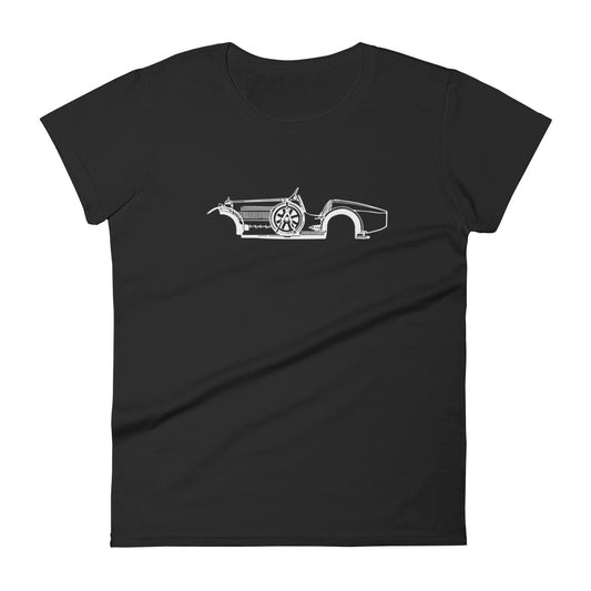 T-shirt femme Manches Courtes Bugatti Type 35