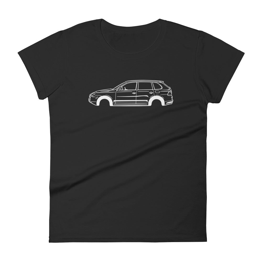 T-shirt femme Manches Courtes Porsche Cayenne mk1