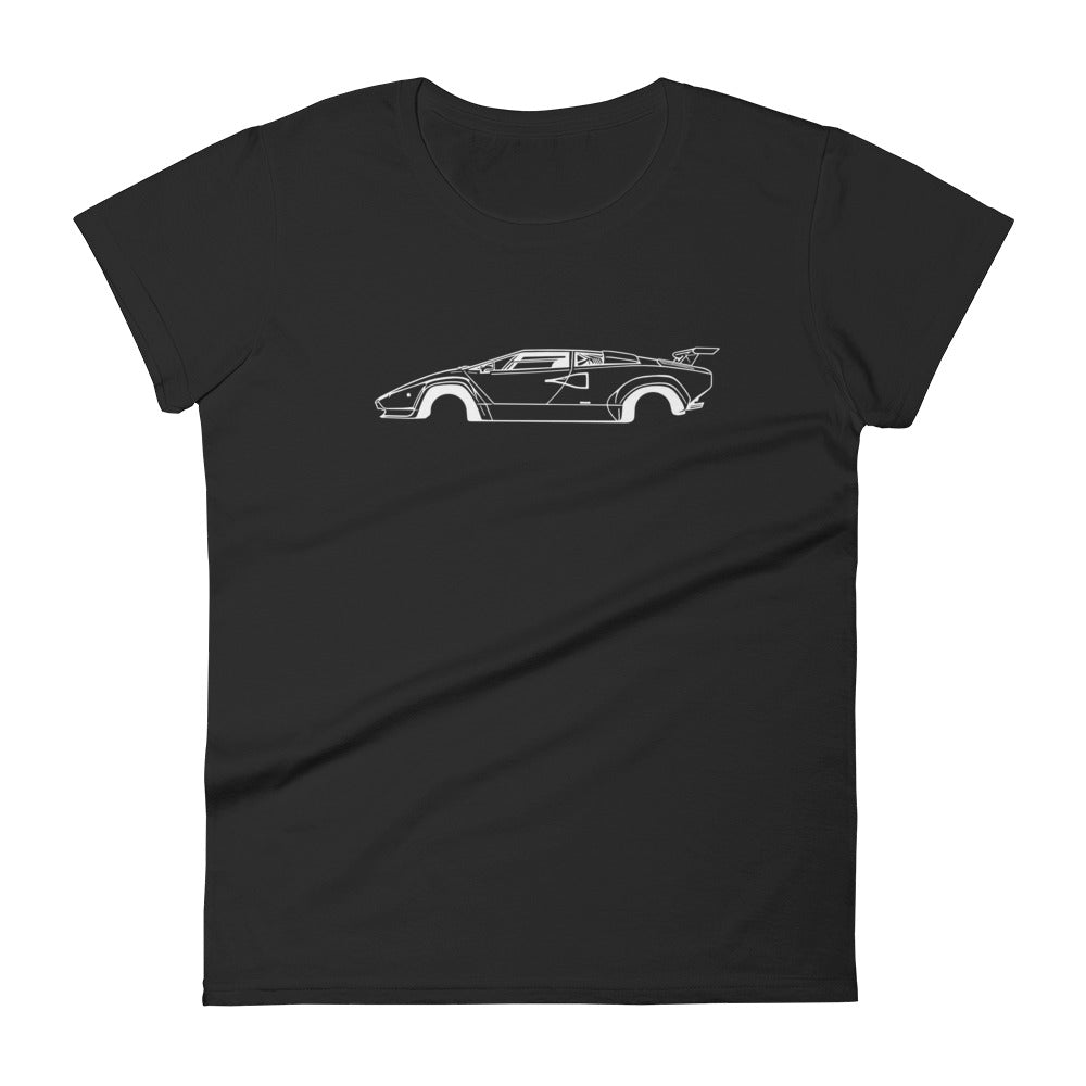 T-shirt femme Manches Courtes Lamborghini Countach