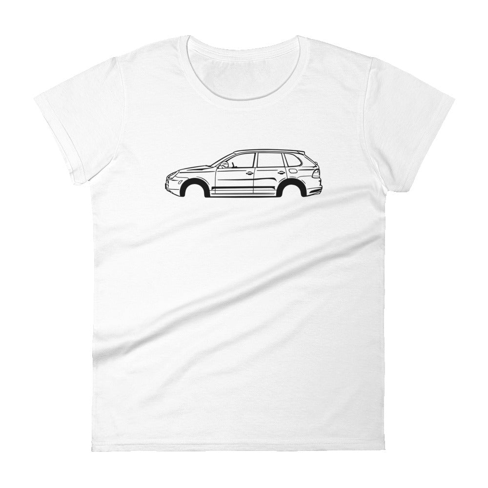 T-shirt femme Manches Courtes Porsche Cayenne mk1