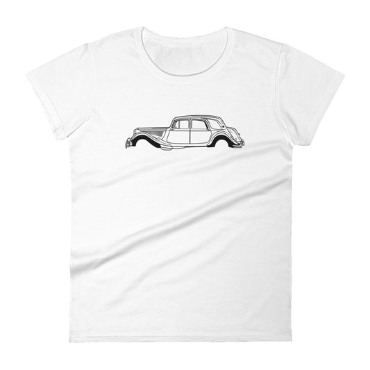 T-shirt femme Manches Courtes Citroën Traction Avant