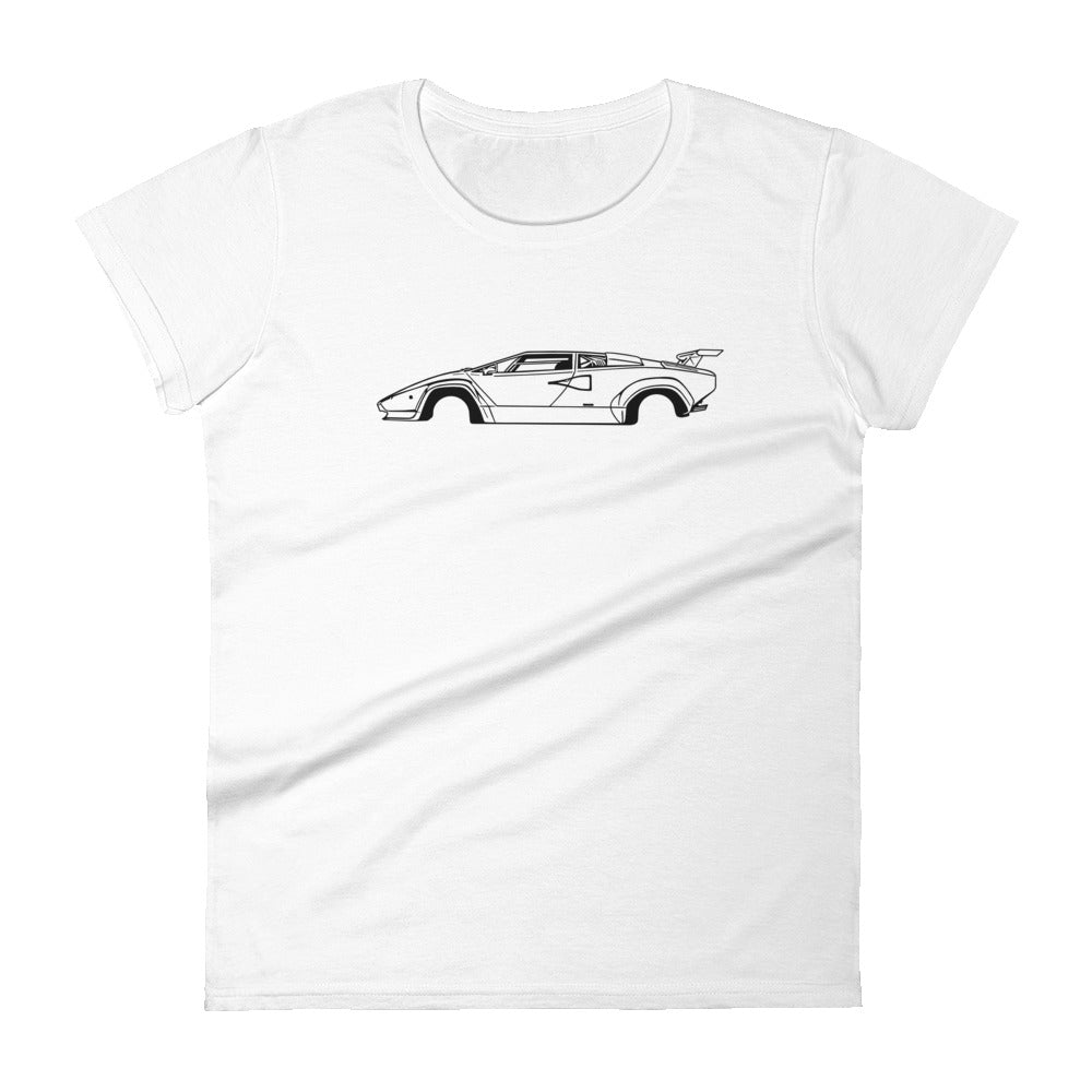 T-shirt femme Manches Courtes Lamborghini Countach