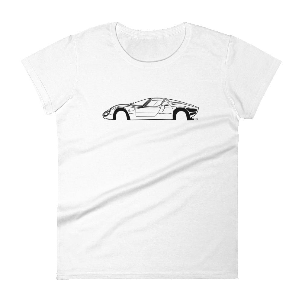 T-shirt femme Manches Courtes Alfa Romeo Tipo 33