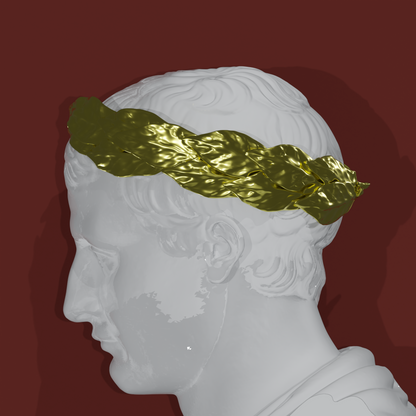 Couronne de laurier triomphale d'empereur (Fichier STL pour Impression 3D)