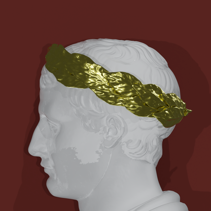 Couronne de laurier triomphale d'empereur (Fichier STL pour Impression 3D)