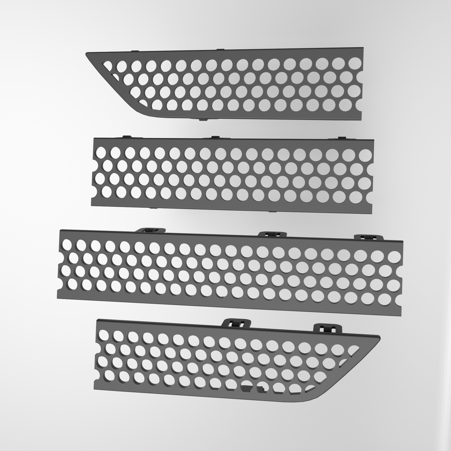 Grille classique de ventilation pour Mercedes-Benz Classe ML (W163) A1638851581 / 1638851581 (STL)