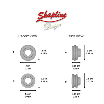 Guide roller, sliding door (STL)