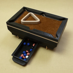 Mini desktop pool table (STL)