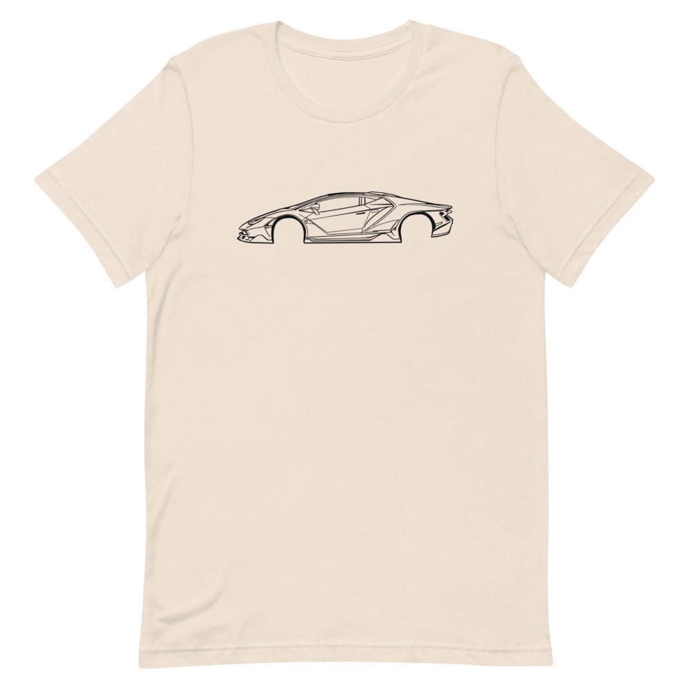 T-shirt Homme Manches Courtes Lamborghini Centenario